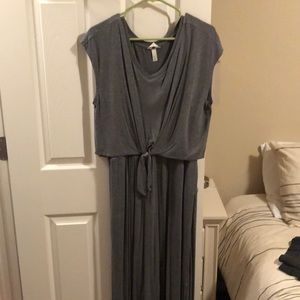 Gray Maxi Dress